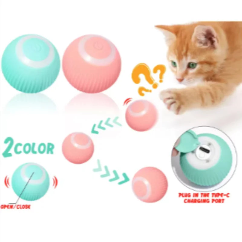 Smart USB Rechargeable Moving Pet Ball