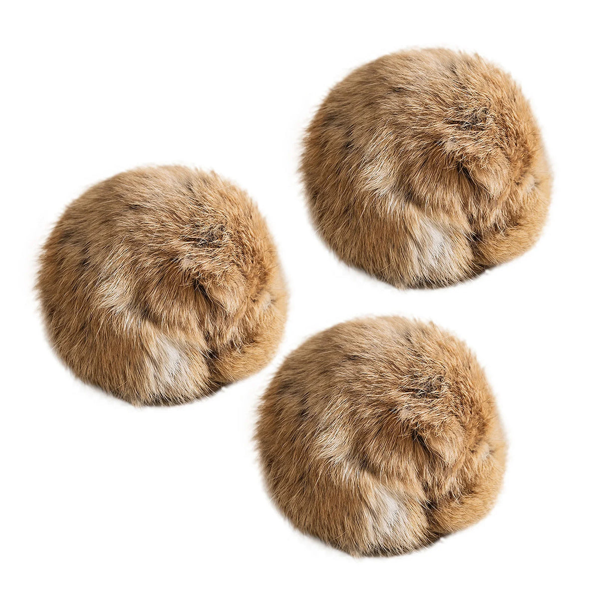 Rabbit Fur Catnip Ball Toy